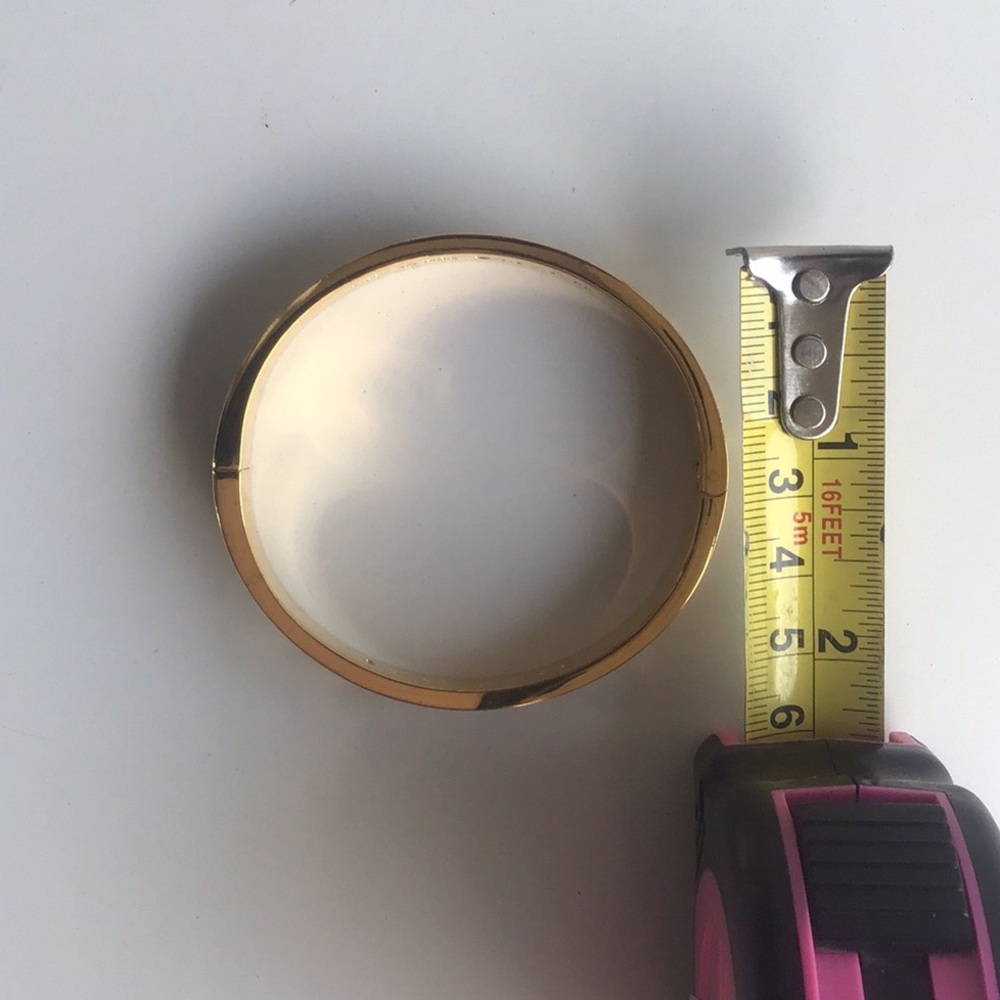 Kate Spade All My Love hearts gold plated Bangle Bracelet Rare - Picture 7 of 16